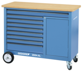 GEDORE 1504 XL 1710 Roller workbench 1.25 m wide