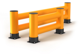 a.m.p.e.r.e. Shelf end protection double plank Rack Mammut®