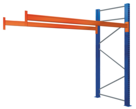 SCHULTE Pallet rack for 6 pallets, 2700 mm wide, 2 storage levels