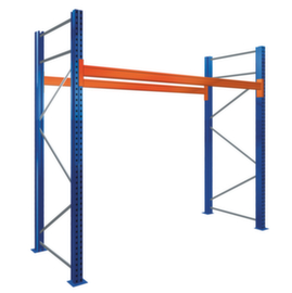 SCHULTE Pallet rack for 6 pallets, 2700 mm wide, 2 storage levels