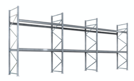 SCHULTE Pallet rack for 24 pallets, 5965 mm wide, 4 storage levels