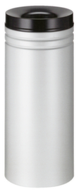 Fire-extinguishing wastepaper basket, 50 l, gray, lid black