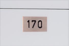 C+P License plate Classic Plus for Wardrobe or locker cabinet