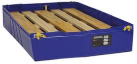 Folding tray with PVC coating