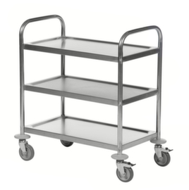 Kongamek Stainless steel shelf trolley