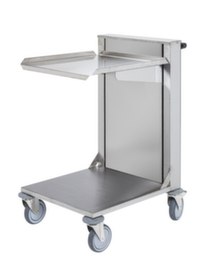 Kongamek End wall trolley with 2 shelves, load capacity 150 kg, loading area 510 x 510 mm