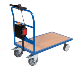 BS-ROLLEN Electric platform trolley BS-eTec with replaceable battery