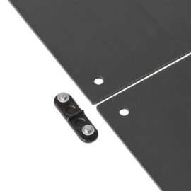 Connecting element for floor protection mats