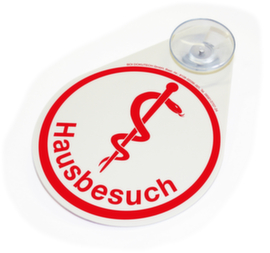 BOI Information suction cup sign for indoors