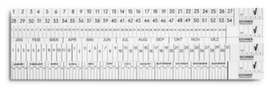 EICHNER Labeling strips AS for appointments, white