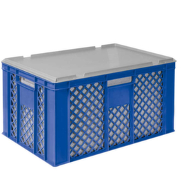 Euronorm stackable container with insulated box