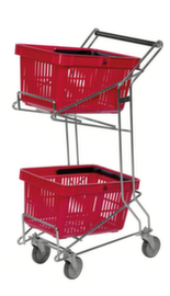 Kongamek Mini trolley, load capacity 60 kg, 2 Shelves