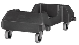 Rubbermaid Trolleys SlimJim for recyclables collectors, for 60 - 87 l containers, Polyethylene black