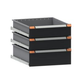 Thurmetall Drawer substructure EcoBlox for Workbench, 3 Drawer(s)