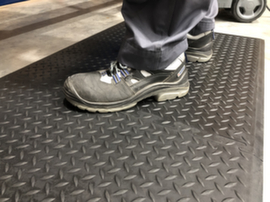 Workstation mat system LINK Rub made of natural rubber
