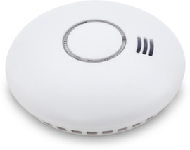 Cemo Wireless smoke detector set networkable for Battery charging cabinet