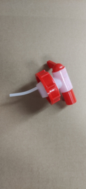 Tap closure for canisters