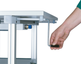 Bedrunka + Hirth Mechanical hand crank for Assembly table
