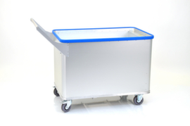 Gmöhling Aluminium box trolley G®-ERGO with spring base