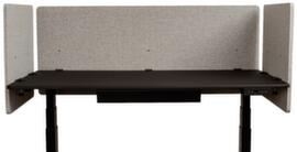 LUXOR Sound-absorbing table partition RECLAIM made of recycled PET
