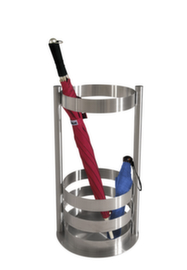 Stainless steel umbrella stand Tim, height x Ø 490 x 300 mm