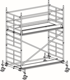 Hymer Mobile scaffold tower 8073 with mobile crossbeam