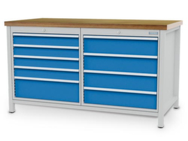 Bedrunka + Hirth Box-type workbench with multiplex top