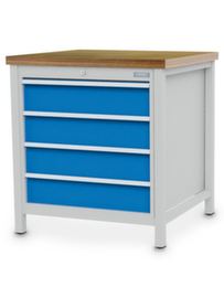 Bedrunka + Hirth Compact box-type workbench with multiplex top