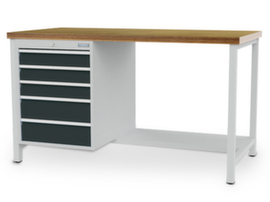 Bedrunka + Hirth Workbench with multiplex top
