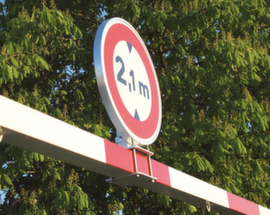 PROCITY Sign clamp for Height limiter