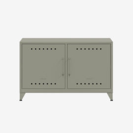 Bisley Sideboard Fern Cabby with cable aperture and holder