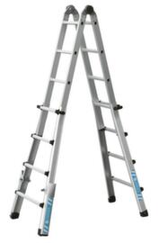 ZARGES Multi-purpose telescopic ladder Variotec V for use on both sides