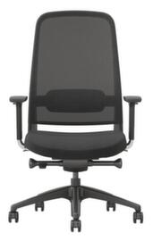 UDOBÄR Office swivel chair Orsa with 4D armrests, Mesh backrest, black